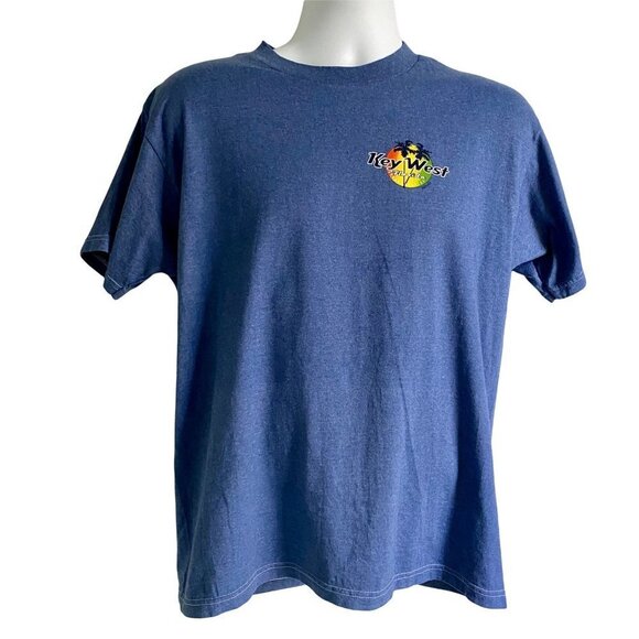Key West Blue Short Sleeve Tee Shirt - Picture 1 of 7